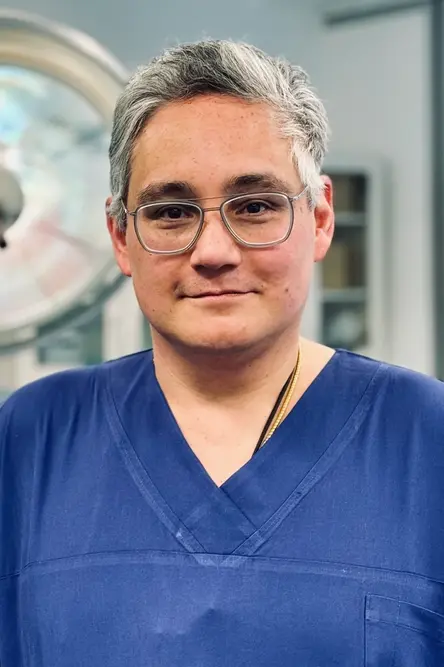 Dr Philip Rome in Surgical Garb